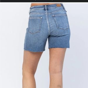 Judy Blue high waist cut off shorts, size 1XL